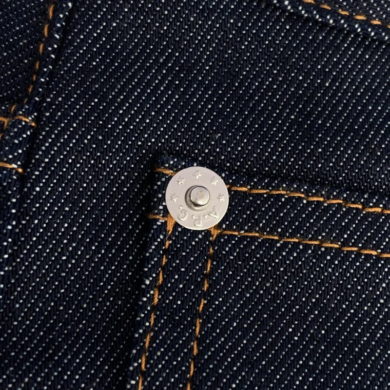 A.P.C. / アーペーセー | JEAN AARON / ロゴボタン リジットデニム パンツ | 30 | メンズ
