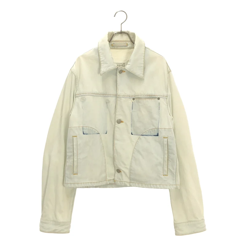 Maison Margiela / メゾンマルジェラ | 2018SS | ブリーチ加工 デニムジャケット | 48 | メンズ