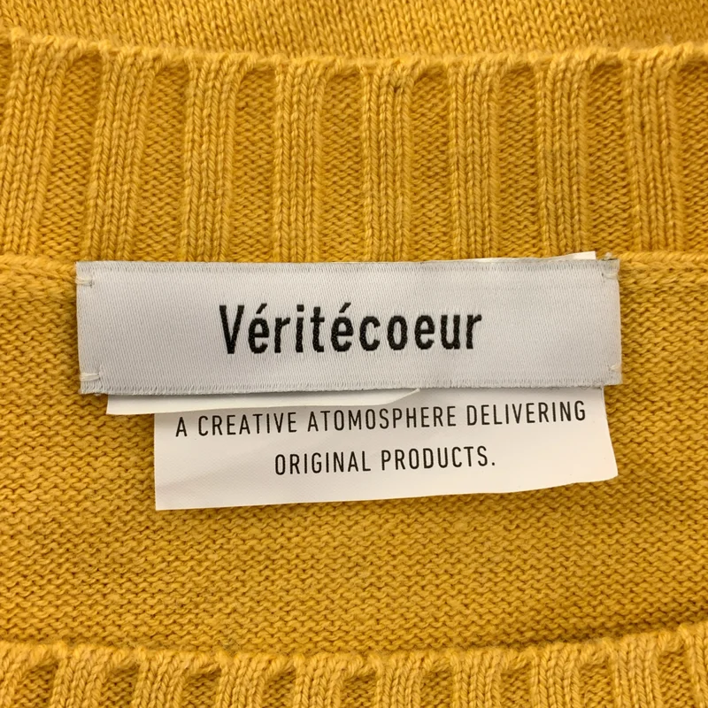 veritecoeur / ヴェリテクール | コットンカシミヤニットプルオーバー | F | レディース