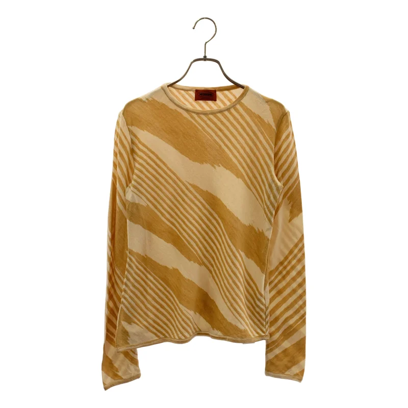MISSONI / ミッソーニ | ランダム ストライプ プルオーバー ニット | 02 | レディース