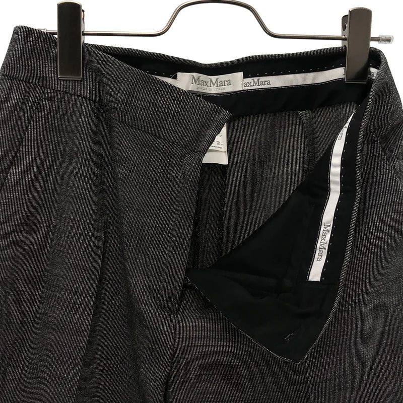 Max Mara / マックスマーラ | ウール シルク スラックスパンツ | 40 | レディース