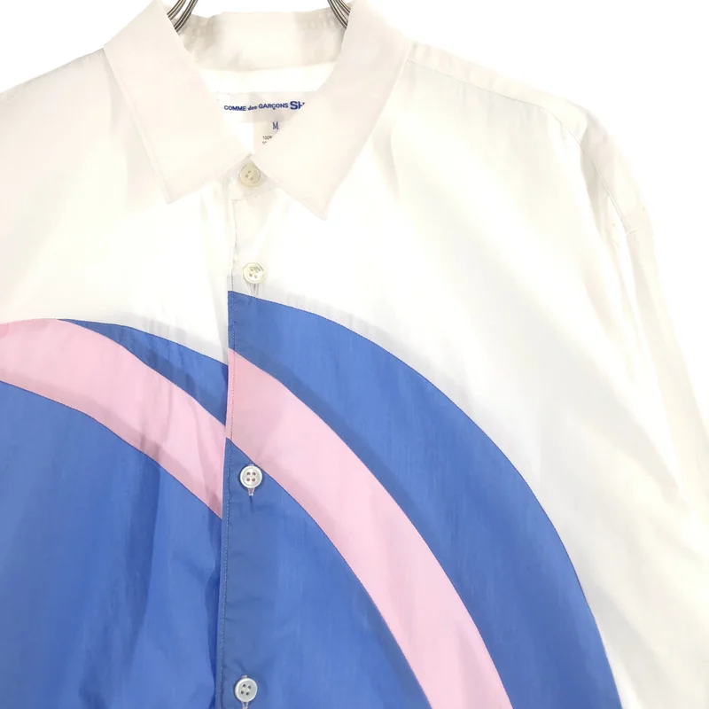 COMME des GARCONS SHIRT / コムデギャルソンシャツ | パッチ レギュラーカラー シャツ | M | メンズ