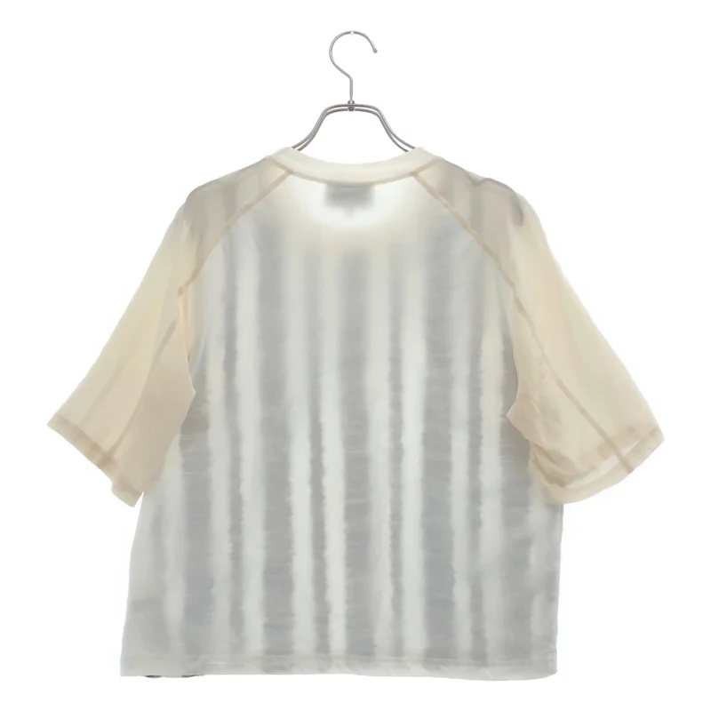 3.1 Phillip Lim / スリーワンフィリップリム | シルクスリーブ ステッチデザインTシャツ | XS | レディース