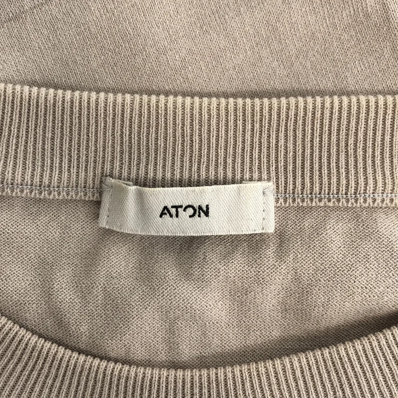 ATON / エイトン | FRESCA KNIT / ハーフスリーブプルオーバー | 2 | メンズ