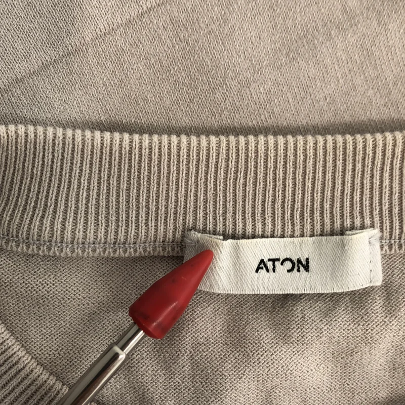 ATON / エイトン | FRESCA KNIT / ハーフスリーブプルオーバー | 2 | メンズ
