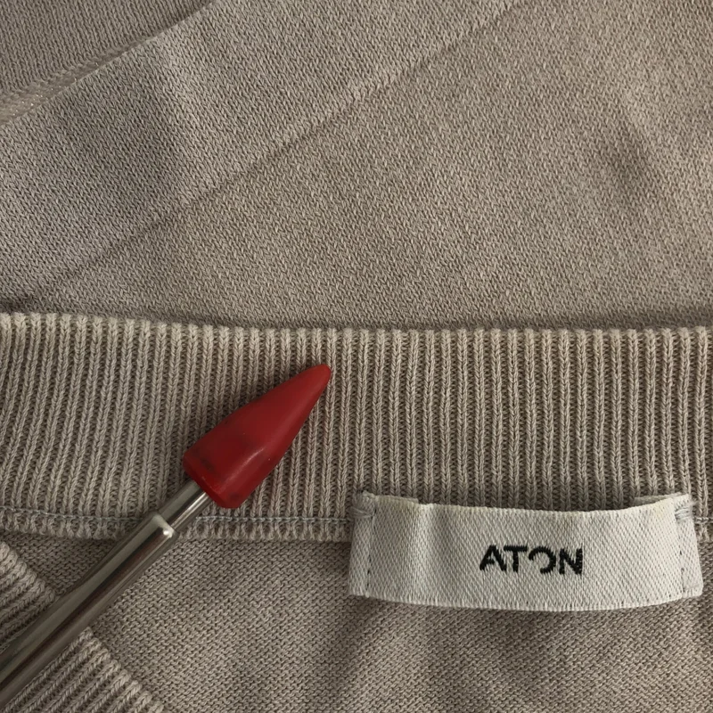 ATON / エイトン | FRESCA KNIT / ハーフスリーブプルオーバー | 2 | メンズ