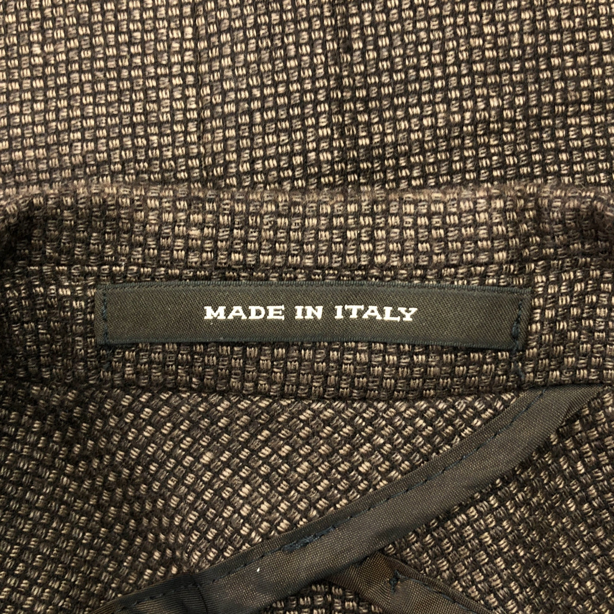 TAGLIATORE / タリアトーレ | リネン ウール テーラードジャケット | 46/R | ダークブラウン | メンズ TAGLIATORE / タリアトーレ | リネン ウール テーラードジャケット