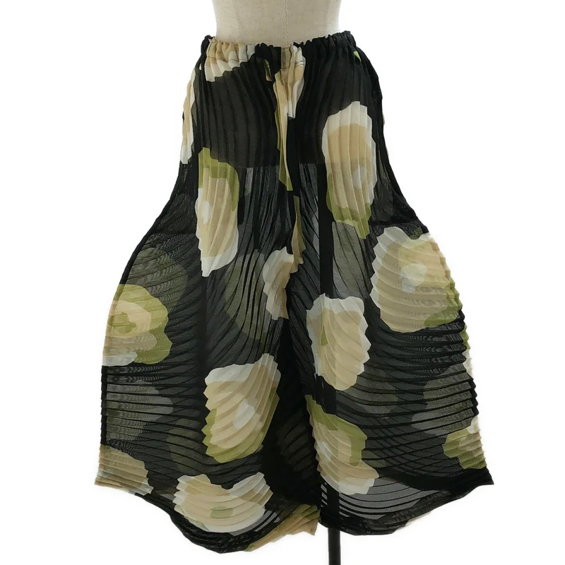 ISSEY MIYAKE / イッセイミヤケ | 2026SS | 水波紋 プリーツ フレアパンツ | 2 | レディース