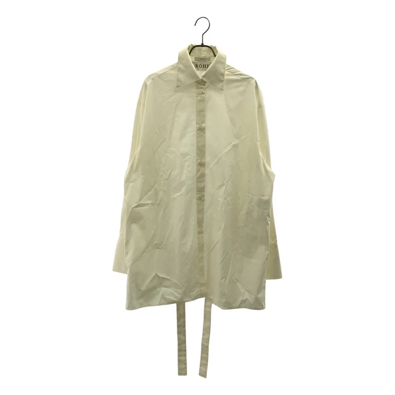 ROHE / ロヘ | 2024SS | Open back shirt / コットン オープンバックシャツ | 36 | レディース