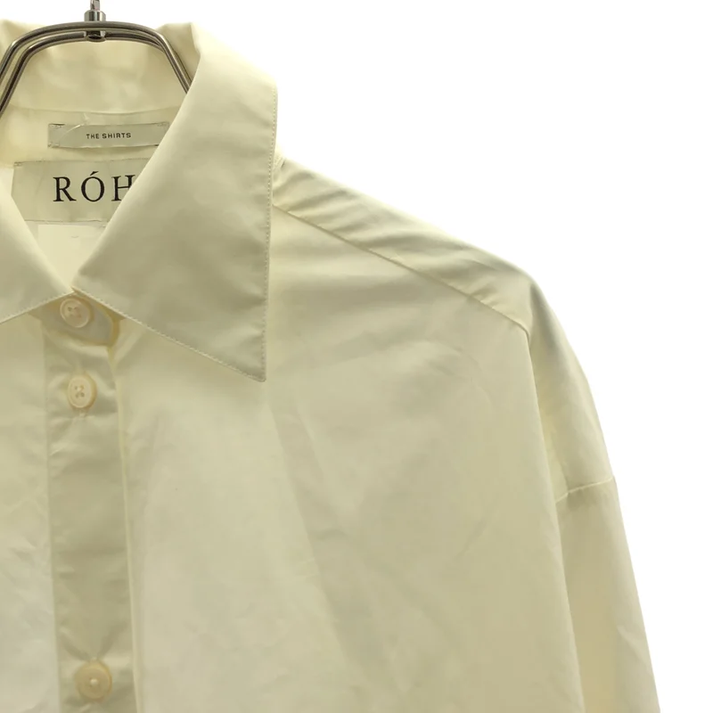 ROHE / ロヘ | 2024SS | Open back shirt / コットン オープンバックシャツ | 36 | レディース