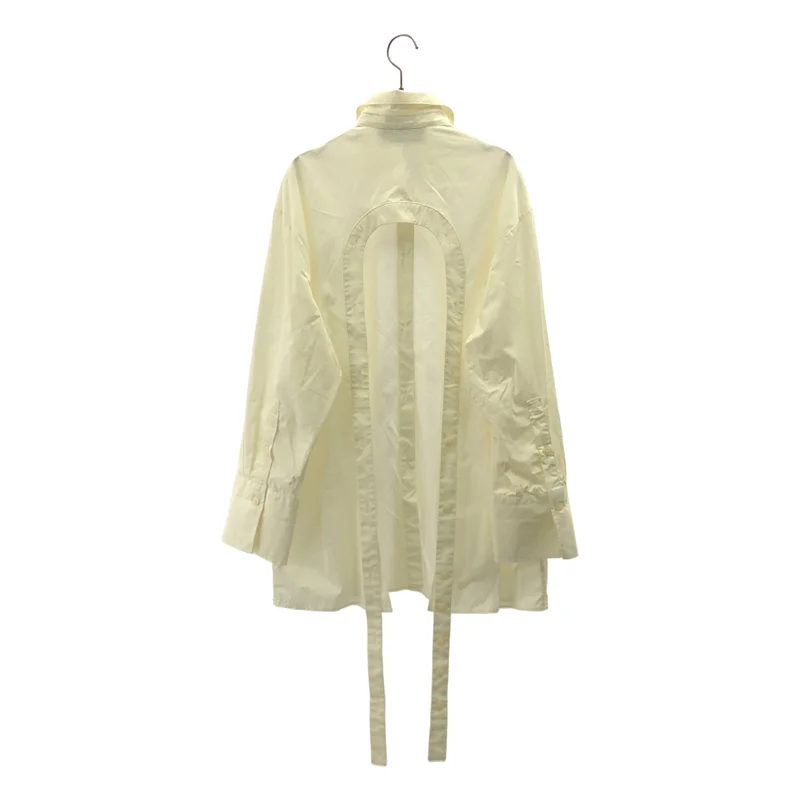 ROHE / ロヘ | 2024SS | Open back shirt / コットン オープンバックシャツ | 36 | レディース