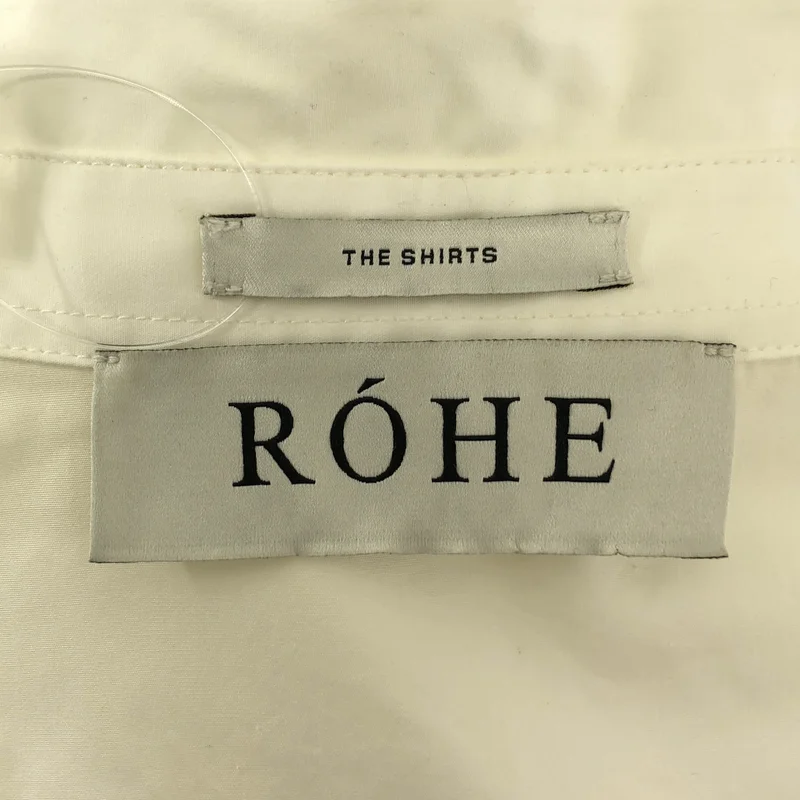 ROHE / ロヘ | 2024SS | Open back shirt / コットン オープンバックシャツ | 36 | レディース