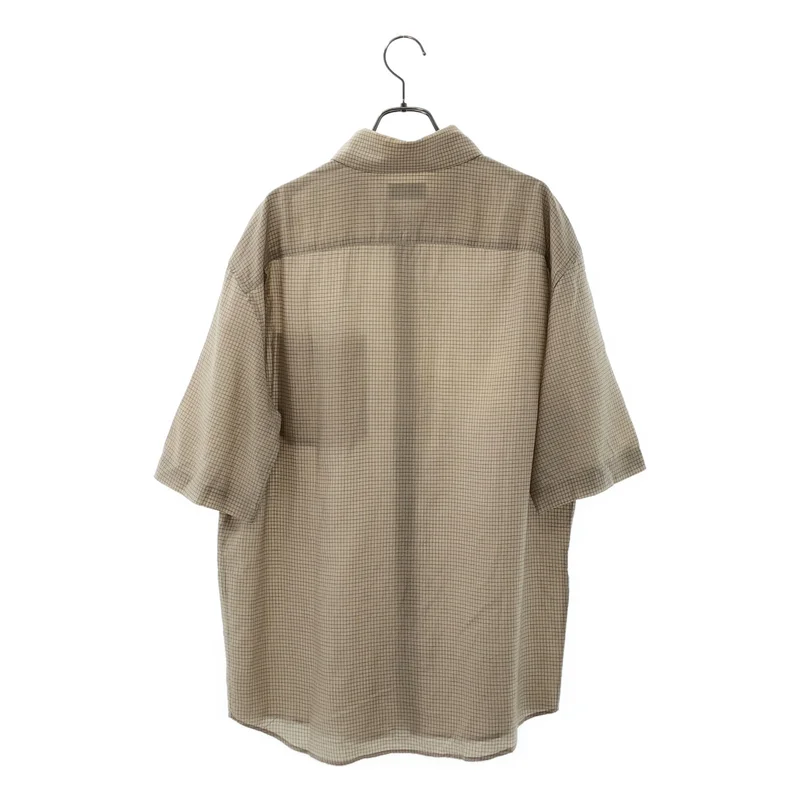 LEMAIRE / ルメール | リヨセル シルク混 チェック シャツ | S | メンズ