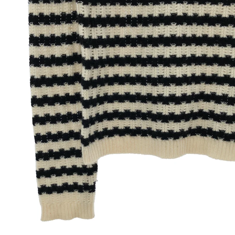 RED VALENTINO / レッドヴァレンティノ | ボーダー パフスリーブ ニット_長袖 | S | レディース