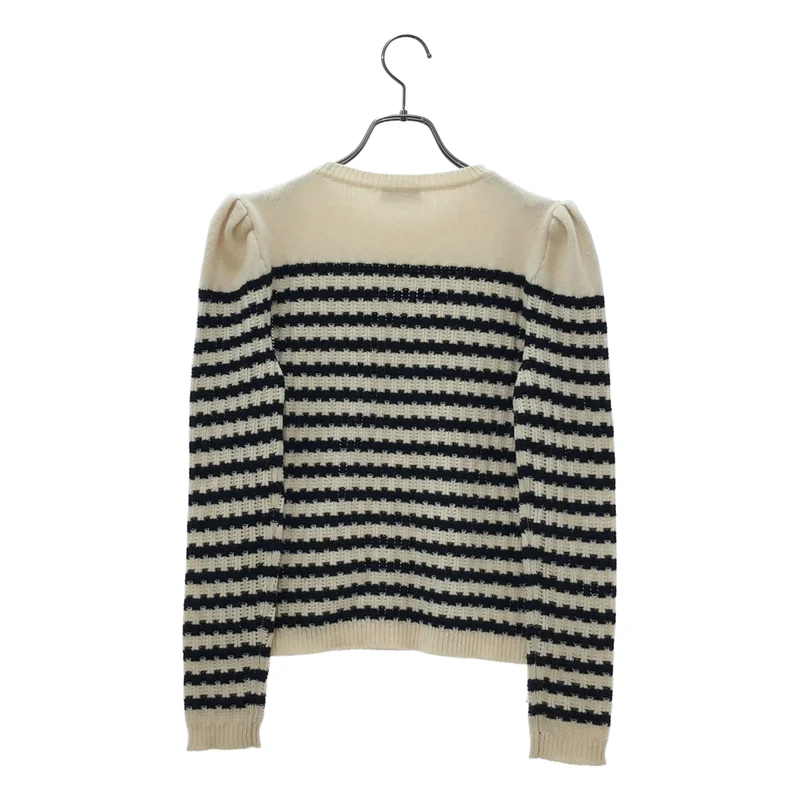 RED VALENTINO / レッドヴァレンティノ | ボーダー パフスリーブ ニット_長袖 | S | レディース