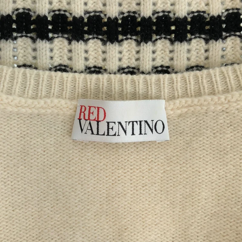 RED VALENTINO / レッドヴァレンティノ | ボーダー パフスリーブ ニット_長袖 | S | レディース