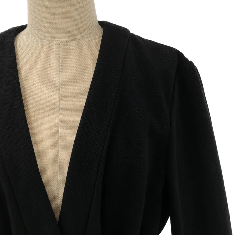FUMIKA UCHIDA / フミカウチダ | COTTON LINEN NO COLLAR JACKET ノーカラージャケット | 36 | レディース