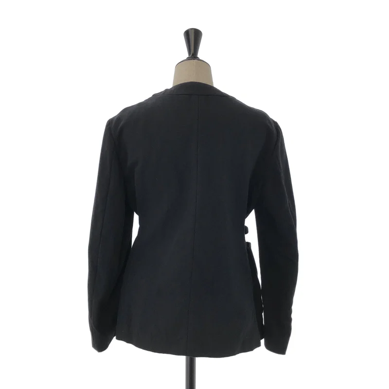 FUMIKA UCHIDA / フミカウチダ | COTTON LINEN NO COLLAR JACKET ノーカラージャケット | 36 | レディース
