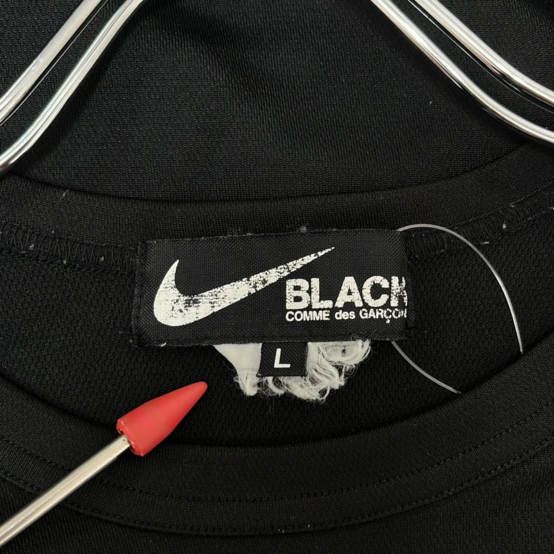 BLACK COMME des GARCONS / ブラックコムデギャルソン | 2020AW | ×NIKE /ロゴ プリント Tシャツ | L | メンズ