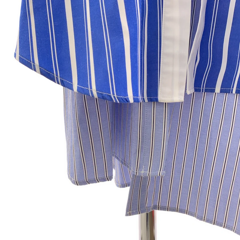 AULA AILA / アウラアイラ | COMBINATION SHIRT DRESS / コンビネーション シャツワンピース | 0 | レディース