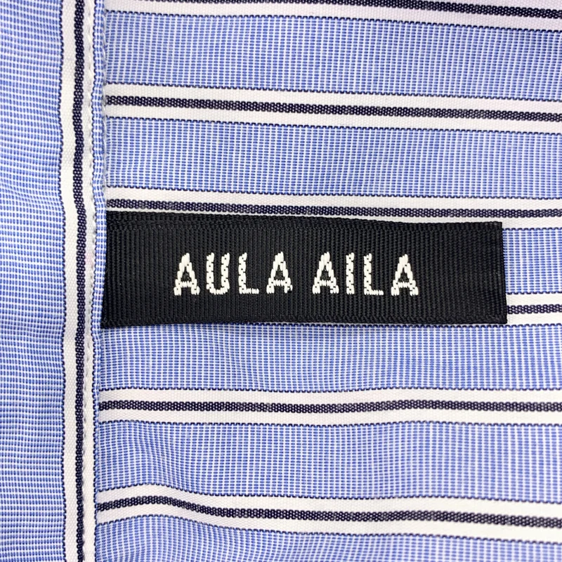 AULA AILA / アウラアイラ | COMBINATION SHIRT DRESS / コンビネーション シャツワンピース | 0 | レディース