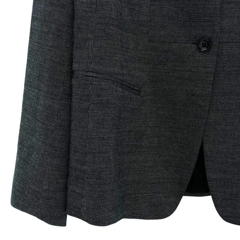 Max Mara / マックスマーラ | ウール シルク ノーカラージャケット | 42 | レディース