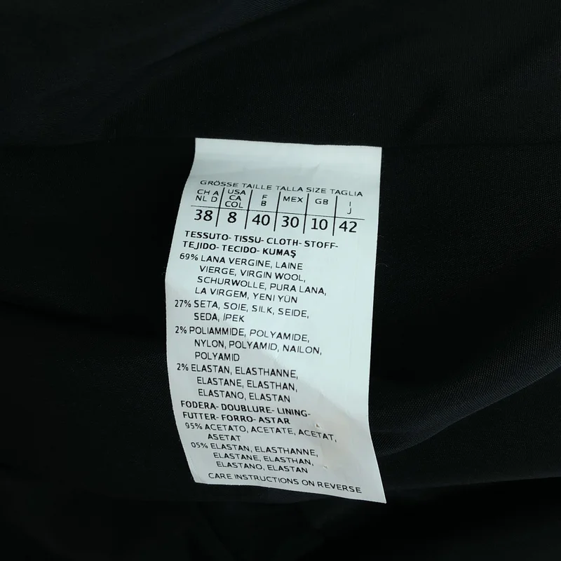 Max Mara / マックスマーラ | ウール シルク ノーカラージャケット | 42 | レディース