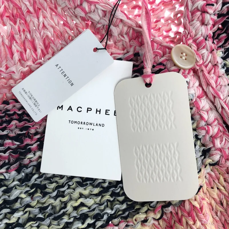 Tomorrowland MACPHEE / トゥモローランドマカフィー | 2025SS | コットン混 ハンドニット カーディガン | S | レディース