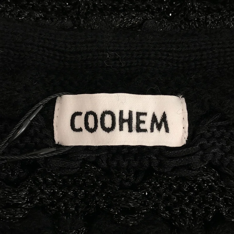 Coohem / コーヘン | ラメ ニット ベスト | F | レディース