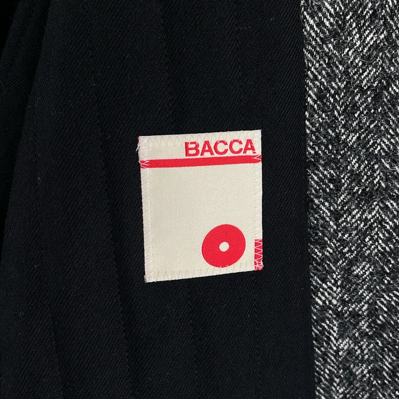 BACCA / バッカ | リネン ウール ヘリンボーンジャケット | 38 | レディース