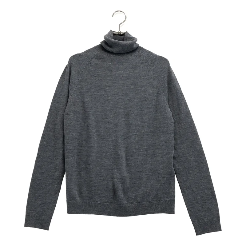 JIL SANDER NAVY / ジルサンダーネイビー | ウール タートルネック ニット | S | レディース