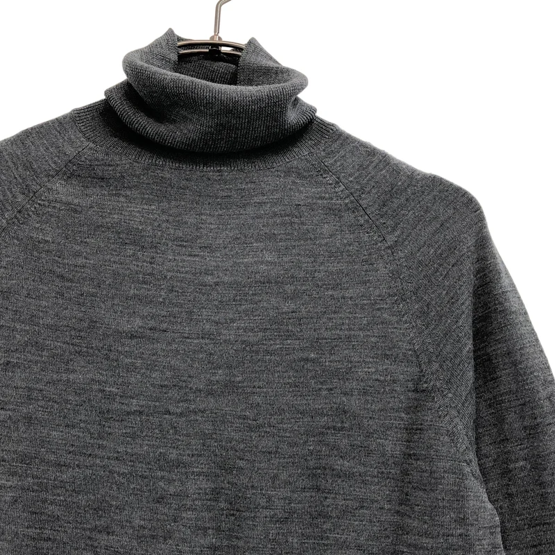 JIL SANDER NAVY / ジルサンダーネイビー | ウール タートルネック ニット | S | レディース
