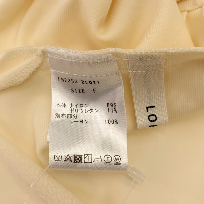 LOHEN / ローヘン | 2023SS | トリコットピケ ギャザースリーブブラウス | F | レディース