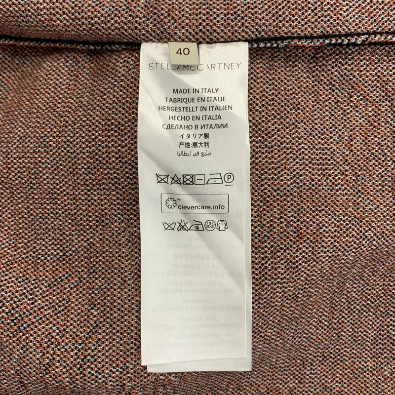 STELLA McCARTNEY / ステラマッカートニー | スワン フリル Vネック ニット | 40 | レディース