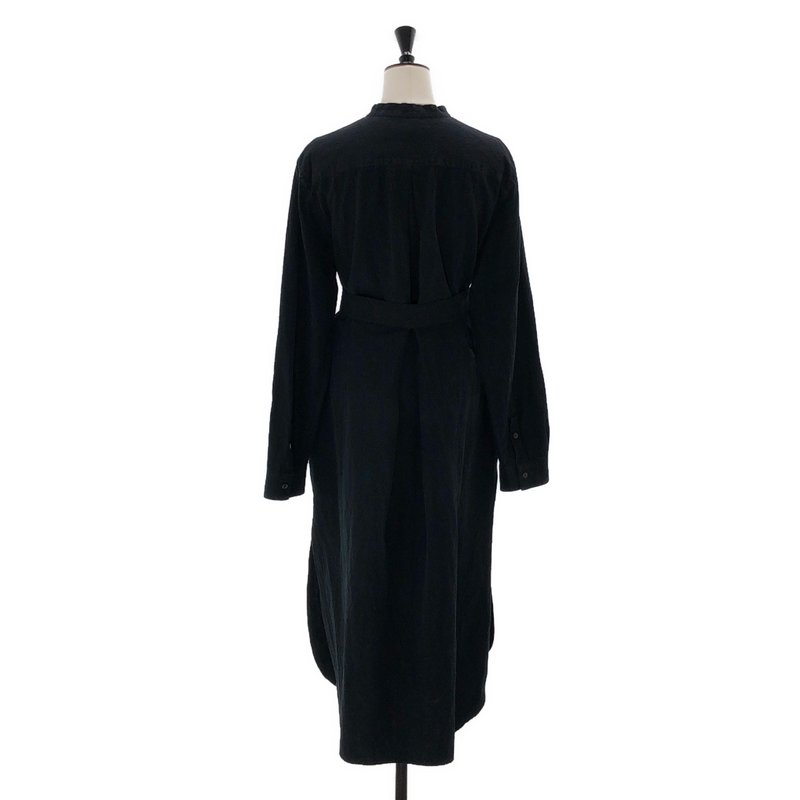 Cristaseya / クリスタセヤ | コットン リネン ベルテッド シャツワンピース | M | レディース