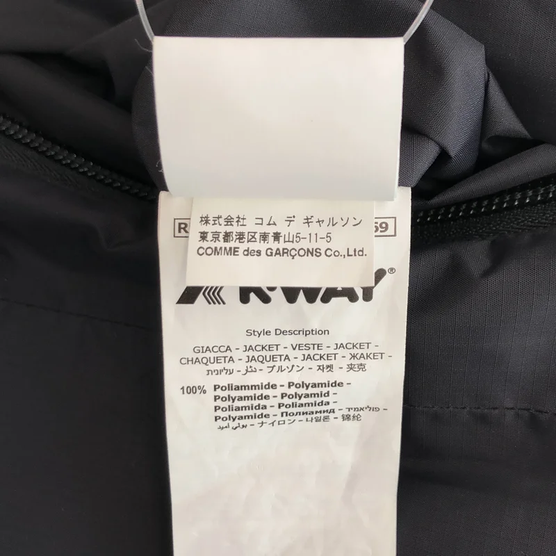 PLAY COMME des GARCONS / プレイコムデギャルソン | 2024SS | × K-WAY / フーデッドジャケット | MEDIUM | メンズ
