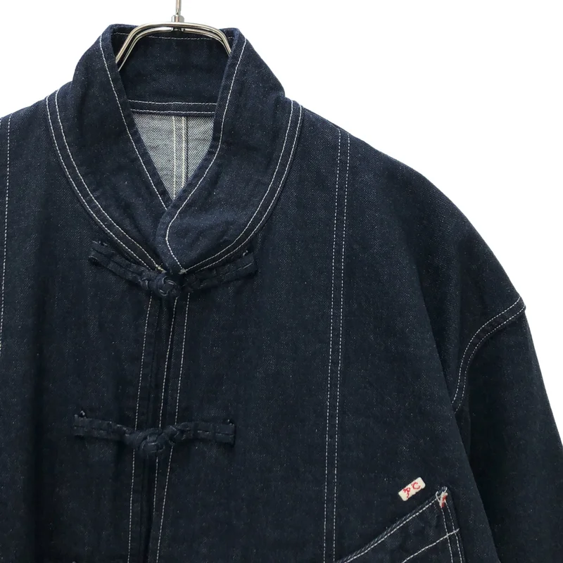 PORTER CLASSIC / ポータークラシック | CLASSIC DENIM CHINESE デニムジャケット | 2 | メンズ