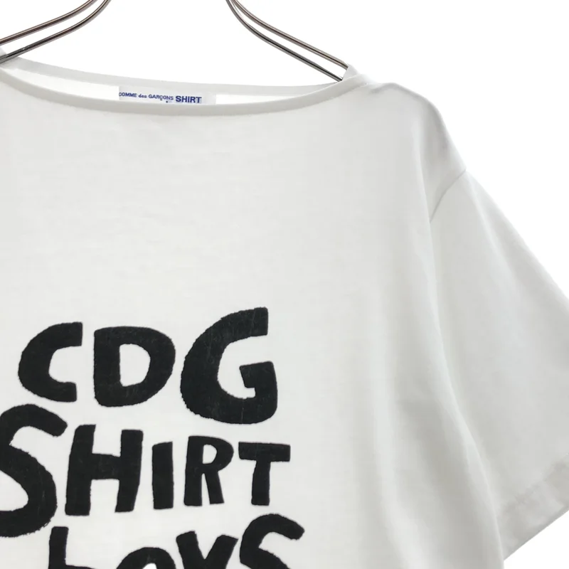 COMME des GARCONS SHIRT BOY / コムデギャルソンシャツボーイ | 2017SS | ロゴプリント Tシャツ | S | メンズ