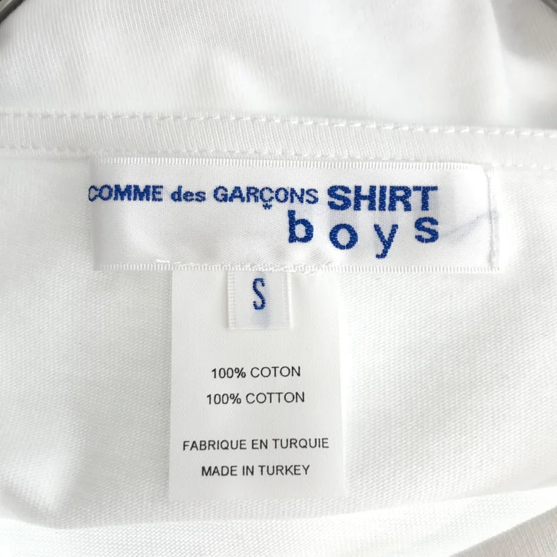 COMME des GARCONS SHIRT BOY / コムデギャルソンシャツボーイ | 2017SS | ロゴプリント Tシャツ | S | メンズ