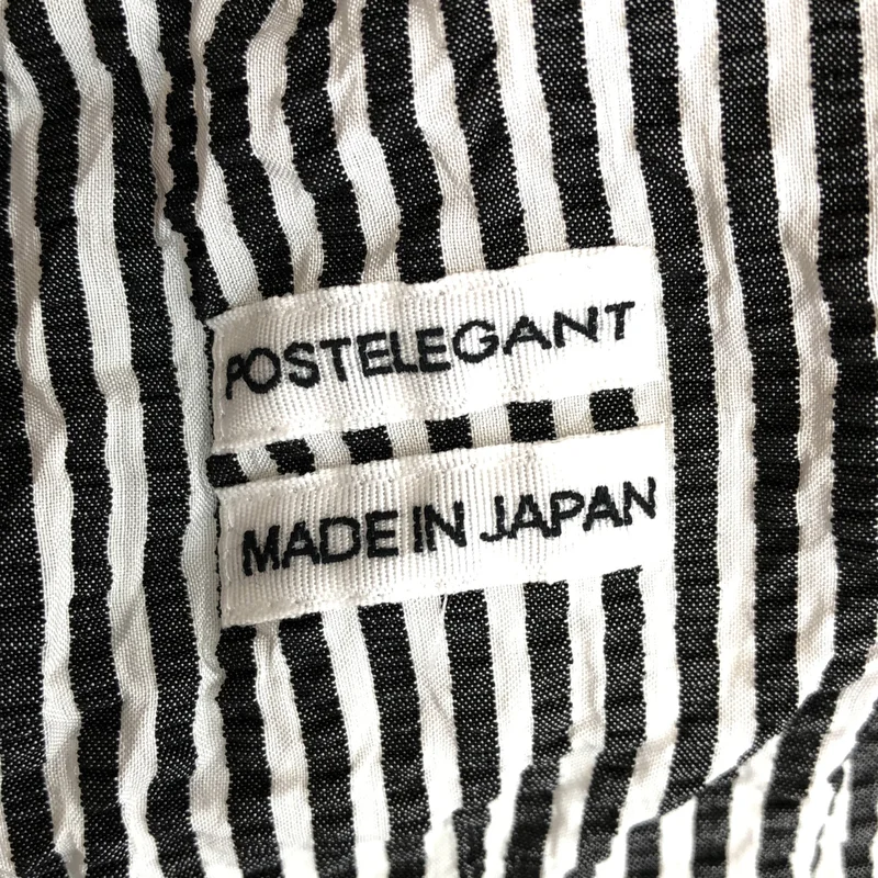 POSTELEGANT / ポステレガント | 2023SS | Cotton Silk Seersucker Jacket / コットン シルク シアサッカー テーラードジャケット | M | レディース