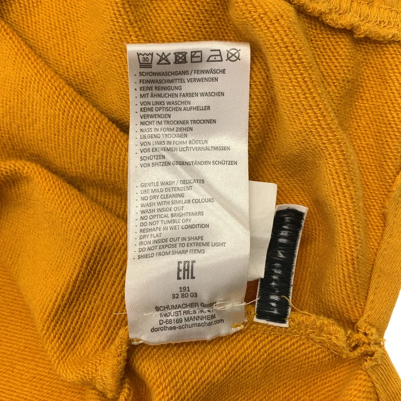 DOROTHEE SCHUMACHER / ドロシーシューマッハ | コットン スリット スウェット フーディ | 1 | レディース