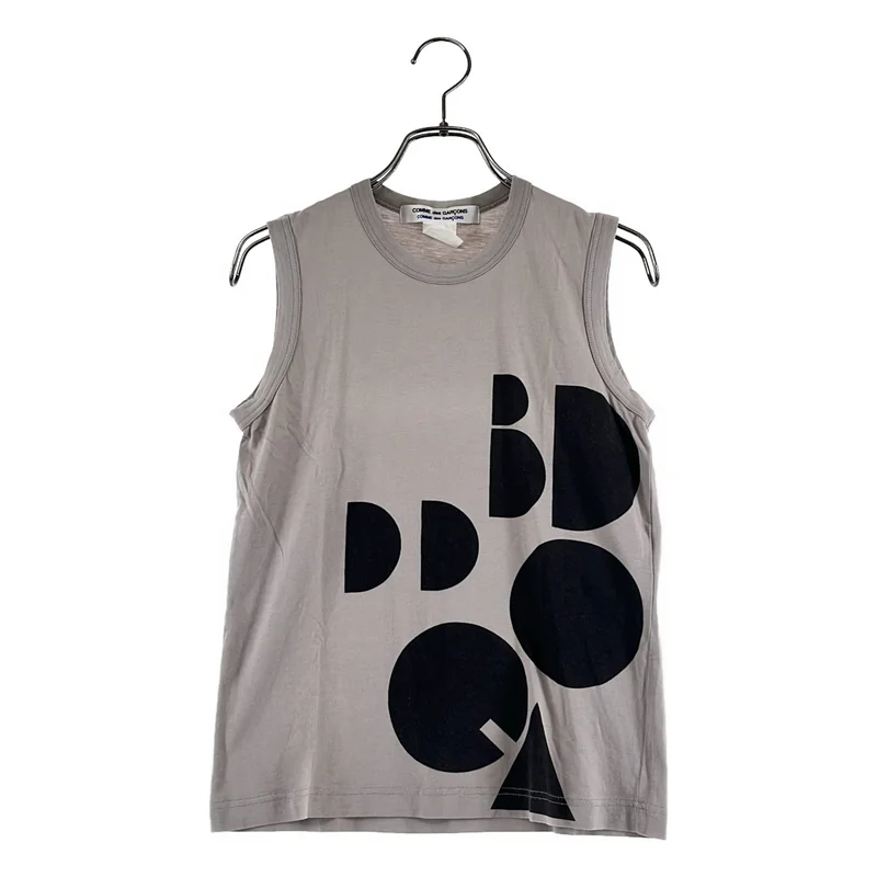 COMME des GARCONS COMME des GARCONS / コムコム | グラフィックプリント ノースリーブ カットソー | SS | レディース