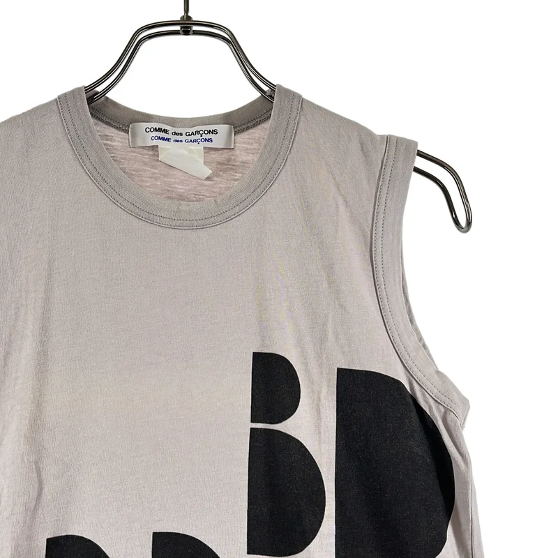 COMME des GARCONS COMME des GARCONS / コムコム | グラフィックプリント ノースリーブ カットソー | SS | レディース