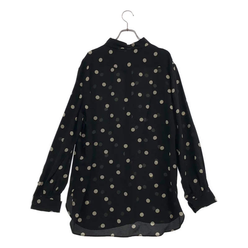 SAINT LAURENT PARIS / サンローランパリ | 2020SS | シルク ポルカドット レギュラーカラーシャツ | 40 | メンズ