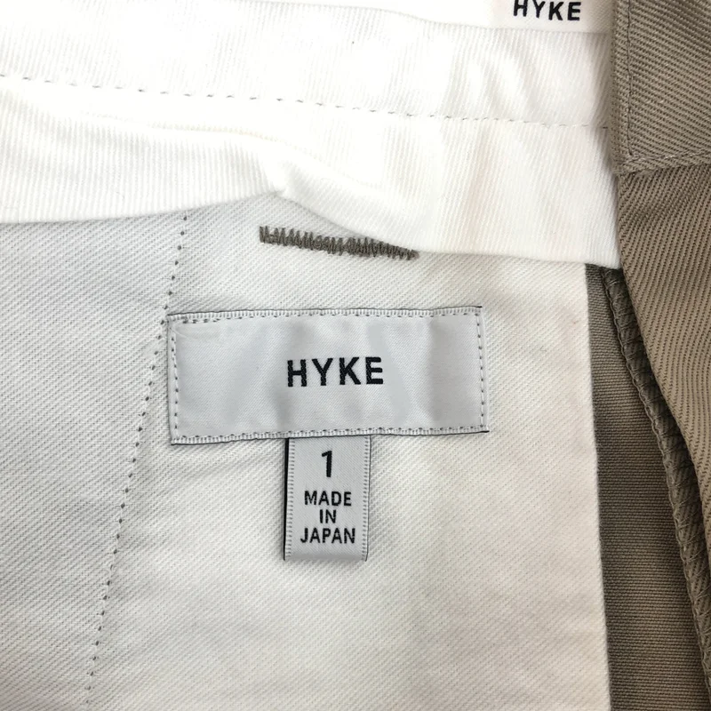 HYKE / ハイク | コットンツイル ワイドチノパンツ | 1 | レディース