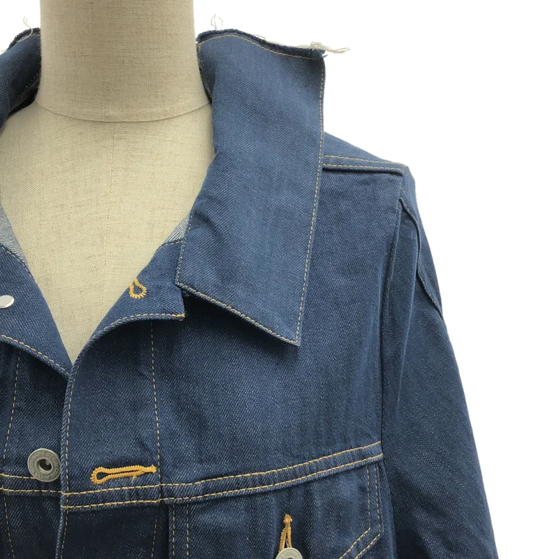 JUNYA WATANABE COMME des GARCONS denim / ジュンヤワタナベコムデギャルソンデニム | 2021SS | デニム ケープジャケット | M | レディース