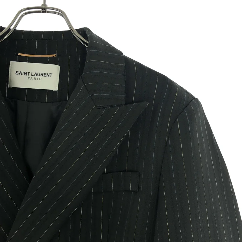 SAINT LAURENT PARIS / サンローランパリ | 2023 | ピークドラペル ジャケット | S | メンズ