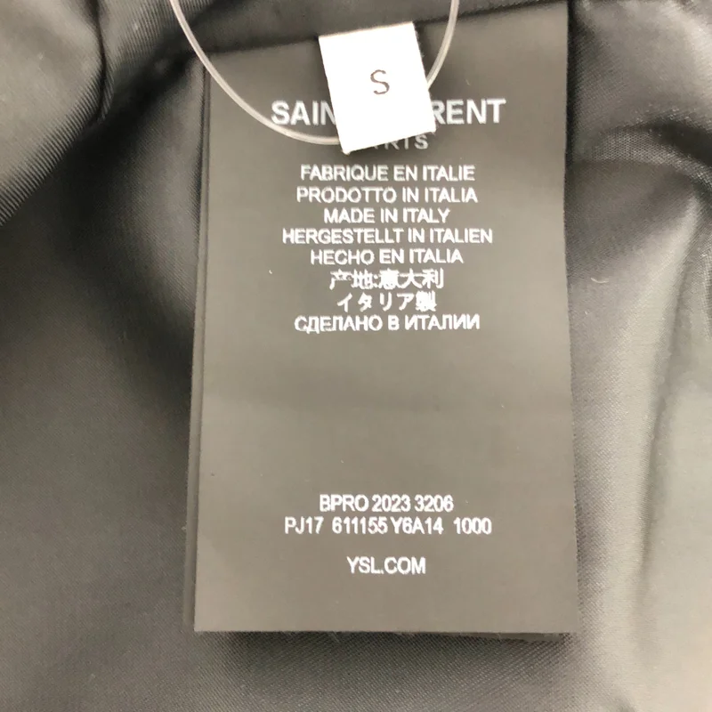 SAINT LAURENT PARIS / サンローランパリ | 2023 | ピークドラペル ジャケット | S | メンズ