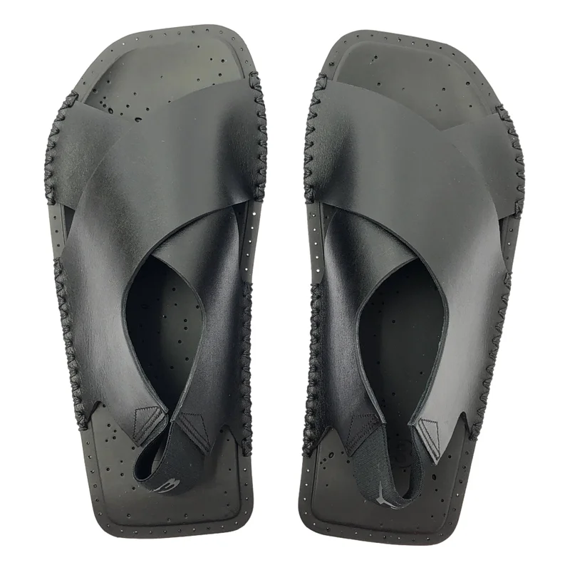 Y-3 / ワイスリー | SANDALS / レザー バックロゴ フラットサンダル | 26.5 | メンズ