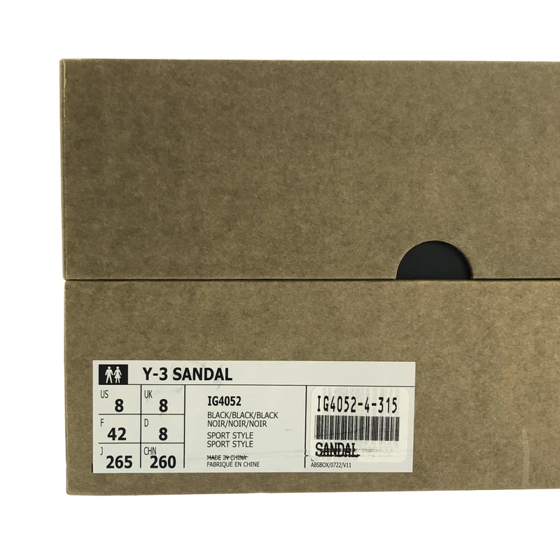 Y-3 / ワイスリー | SANDALS / レザー バックロゴ フラットサンダル | 26.5 | メンズ